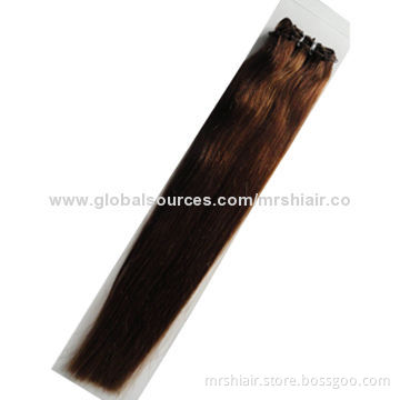 22-inch Dark Brown Straight, Weight 100g, Inaian Ez Weft Hair
